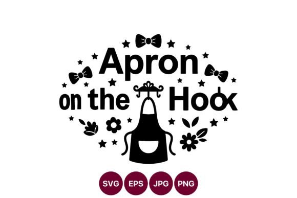 Apron on the Hook Vector Art: Graphics & Illustrations for Creative Design