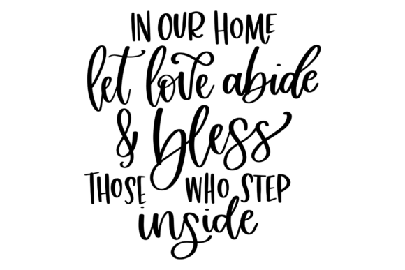 Bless This House Welcome Sign: A Modern Graphic Asset for Local Business Branding