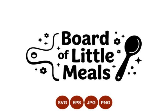 Board of Little Meals Vector Art: Graphics for Creative Projects