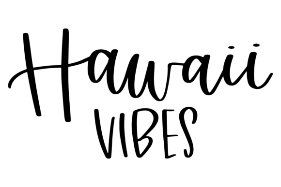 Hawaii Vibes Graphics: A Versatile Design Asset for Local Business Branding