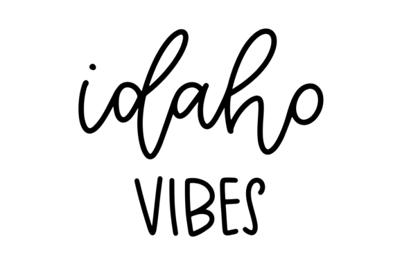 Idaho Vibes SVG: Graphics for Crafts