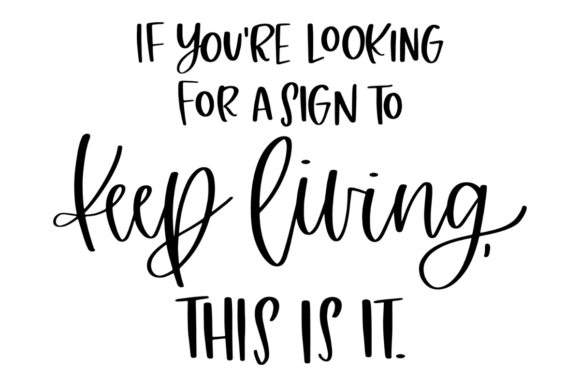 Keep Living SVG – A Graphic Design Asset That Elevates Content Publishing