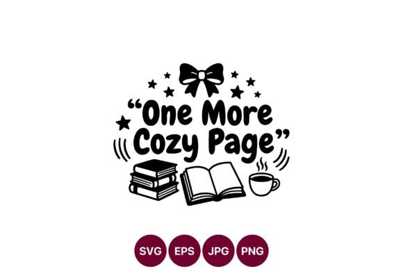 One More Cozy Page Reading Vector: Graphics for a Warm Visual Mood