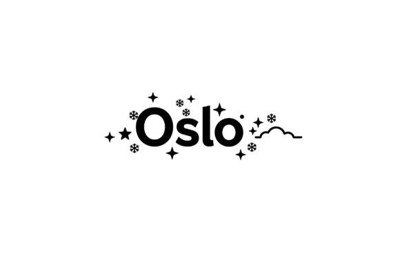 Oslo Vector Black White Building Design: A Versatile Graphic for Creative Sellers