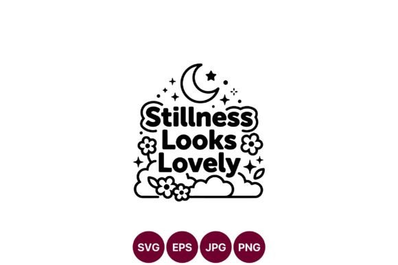 Stillness Looks Lovely Black White: A Designer's Perspective
