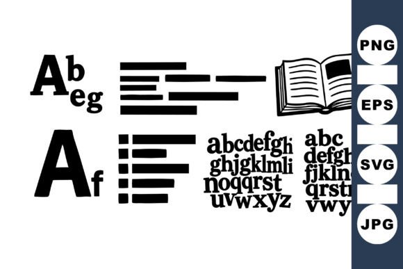 Vintage Typography Clipart Set: A Graphics Asset for Crafts and Creative Publishing