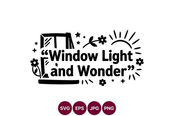 Window Light and Wonder Vector Art: A Bold Illustration for Creative Branding